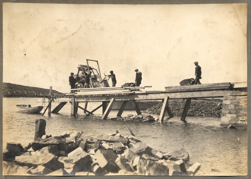 Building the bases for the South Bank ramp